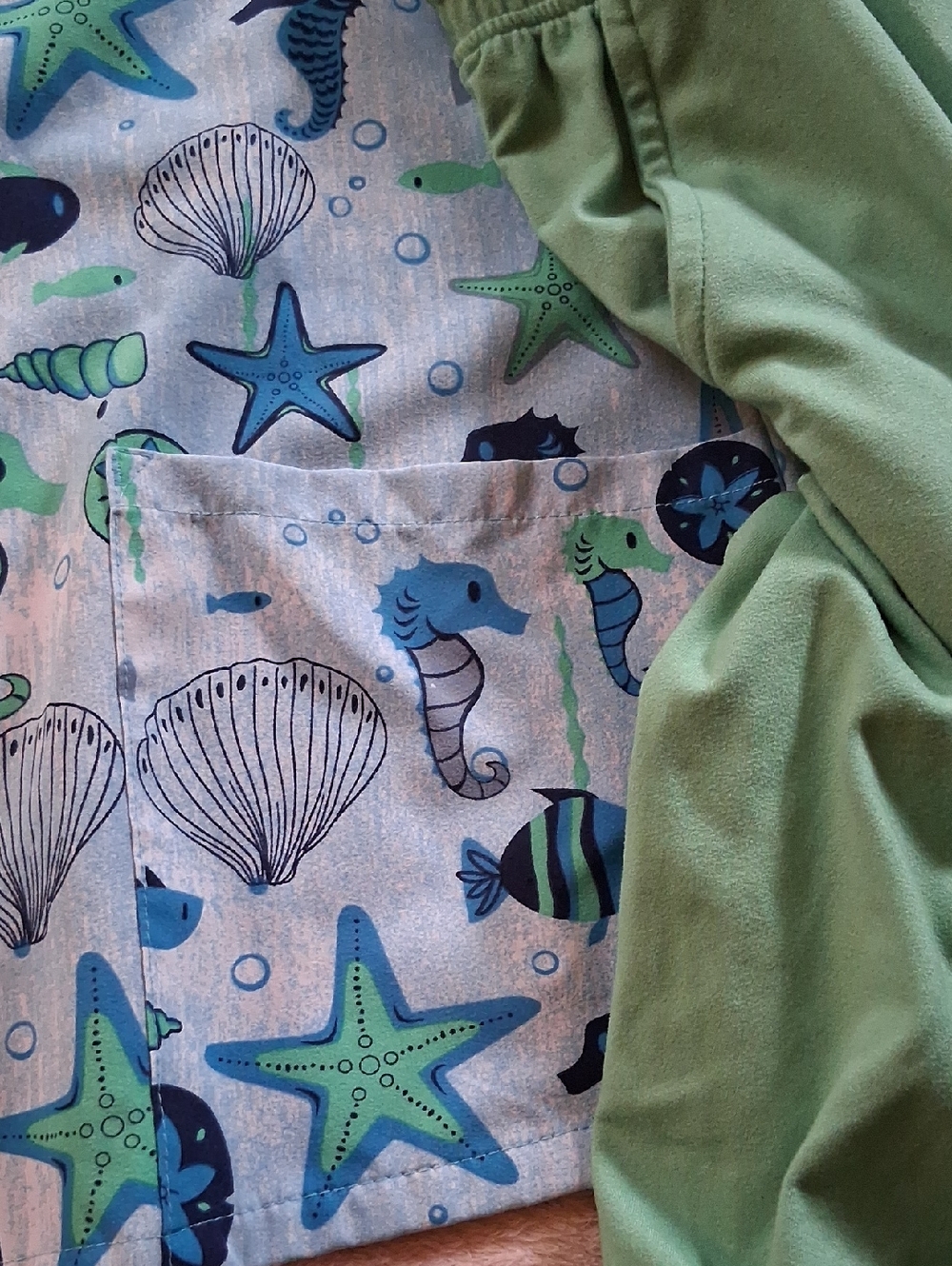 Serra Womens Scrub SetOcean Sea - Light Green/Blue - Picture 3 of 8